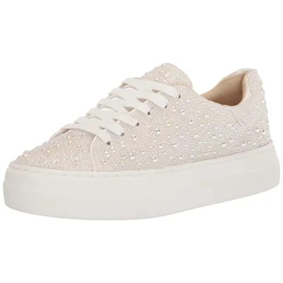 Afbeelding van Betsey Johnson Sb sidny Sneaker voor dames, Parel, 41 EU