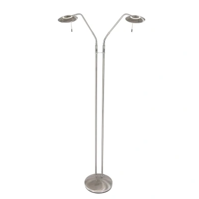 Afbeelding van Steinhauer Zenith led Vloerlamp Geborsteld staal 1569ST