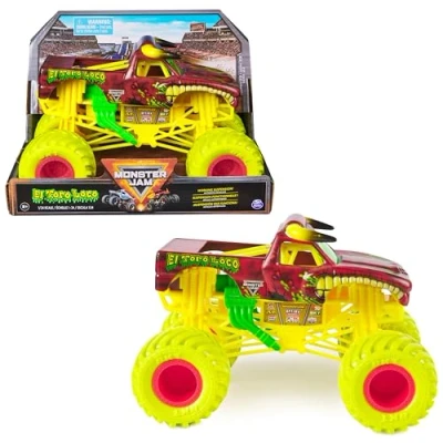 Afbeelding van Monster Jam, Officiële El Toro Loco Truck, Collector Die Cast Vehicle, schaal 1:24, kinderspeelgoed voor jongens en meisjes vanaf 3 jaar