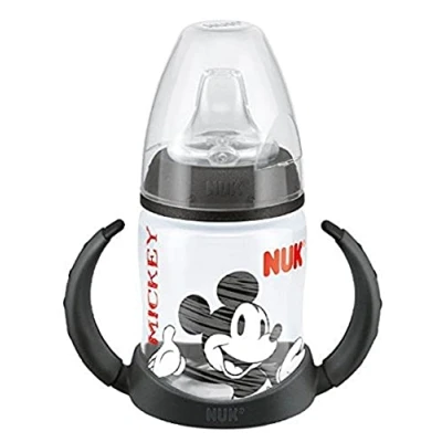 Afbeelding van NUK First Choice+ Sippy Cup, Leak Proof Design with Soft Silicone Spout, 6 18 Months, 150ml, Disney Mickey Mouse, 1 Count