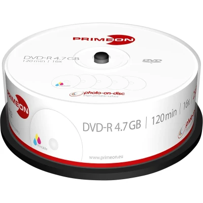 Afbeelding van Pri DVD R 16x Photo Pr CB 25Stk