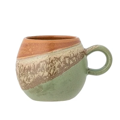 Afbeelding van Bloomingville Paula mok, groen, aardewerk