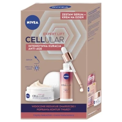 Afbeelding van Nivea 2 pack Cellular Expert Lift dagcrème en serum (1 x 50 ml, 1 30 ml)