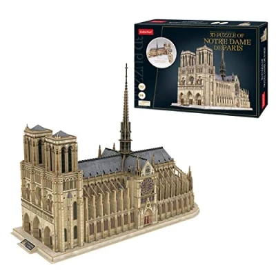 Afbeelding van 3D Puzzel Notre Dame l Model om te Bouwen Vanaf 14 Jaar en Ouder 293 stukjes Puzzels Monumenten Wereld Gebouwen Meerkleurig