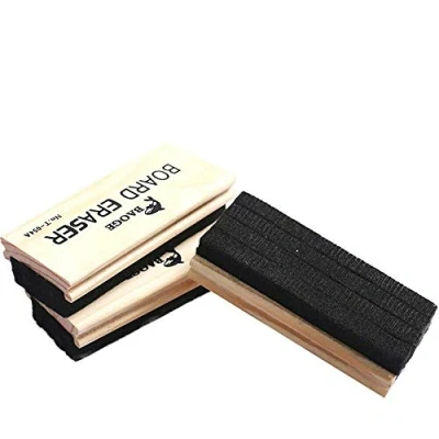 Afbeelding van Vilt Eraser Krijtbord Wol Gum Duster Blackboard Whiteboard Krijt voor en Droog wissen Board Reiniging