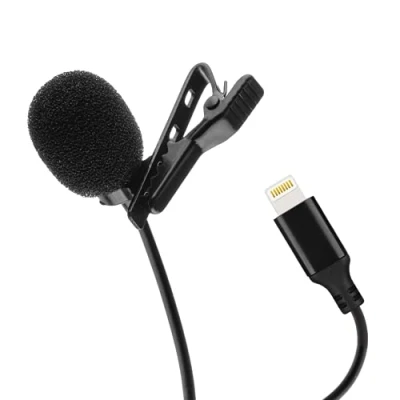 Afbeelding van MOJOGEAR Speldmicrofoon met lightning aansluiting voor iPhone 11/12/13/14