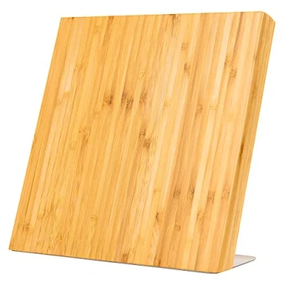 Afbeelding van Magnetisch Messenblok zonder Messen Magneet Messenhouder Coninx Magnetische met sterke (Bamboe Hout xl)