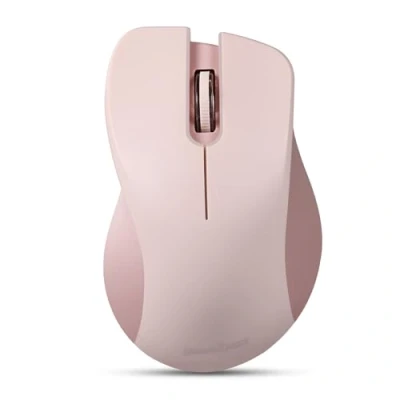 Afbeelding van Perixx PERIMICE 621 draadloze muis Silent Click met Ergo Design Compatibel voor Desktop en Laptop PC (Roze)
