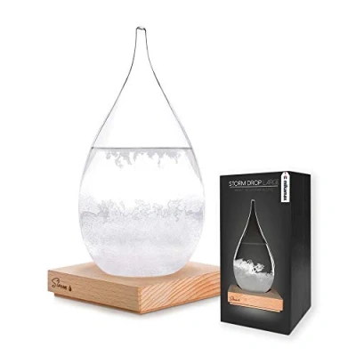 Afbeelding van Stormglas Large ø 10 x 23 cm Voorspelt het Weer Druppel