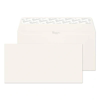 Afbeelding van Blake Zakelijk C6 114 x 162 mm 120 gsm Peel &amp; Seal Portemonnee Enveloppen (39880) Hoog Wit Laid Pack van 500
