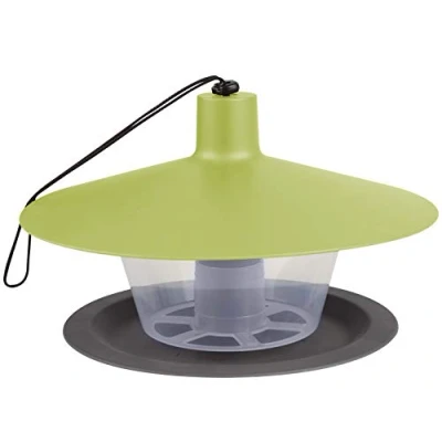 Afbeelding van Windhager Urban Life 07068 Vogelvoedersilo, vogelhuis, voederdispenser voor vogels, moderne voedersiloin in lichtgroen, 28 x 17 cm