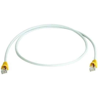 Afbeelding van Telegärtner RJ45 (cross) Netwerkkabel Aansluitkabel CAT 6A S/FTP 7.50 m Grijs Vlambestendig, Snagless
