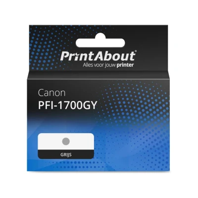Afbeelding van Huismerk Canon PFI 1700GY Inktcartridge Grijs