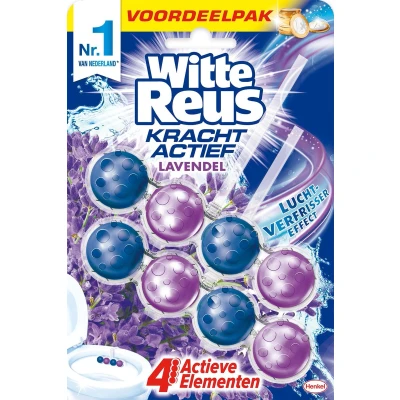 Afbeelding van Witte Reus Toiletblok kracht actief lavendel 100 g