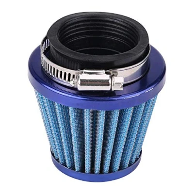 Afbeelding van 44mm Motorcycle Air Filter for Gy6 150cc ATV Quad 4 Wheeler Go Kart Buggy Scooter Moped (Blue) Luchtfilters