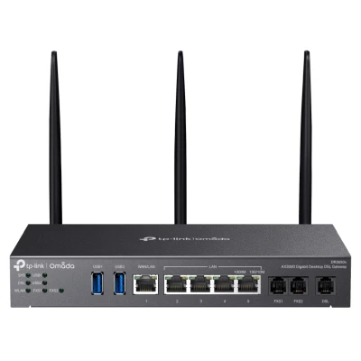 Afbeelding van TP Link Omada DR3220v 4G draadloze router Gigabit Ethernet Dual band (2.4 GHz / 5 GHz) Zwart