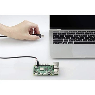 Afbeelding van Renkforce USB/TTL Jumperkabel Raspberry Pi [1x USB A 2.0 stekker 4x Draadbrug bus] 1.00 m Zwart