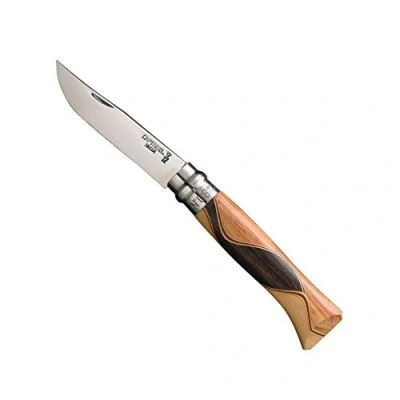 Afbeelding van Vouwmes Opinel Chaparon N08 RVS Hout Virobloc