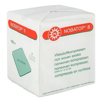 Afbeelding van Nobatop 8 comprimeert, 10 x cm, 100 stuks compressen