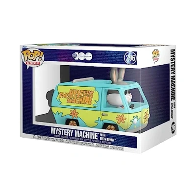 Afbeelding van Funko Pop! Rides Warner Bros 100 Mystery Machine with Bugs Bunny Super DLX #296