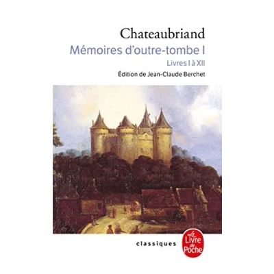 Afbeelding van Mémoires d&#039;outre tombe (Tome 1): Livres I à XII