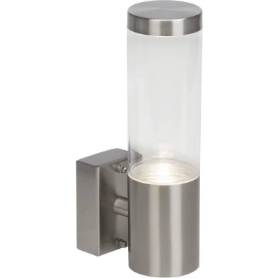 Afbeelding van Brilliant BERGEN Buiten wandlamp Nikkel