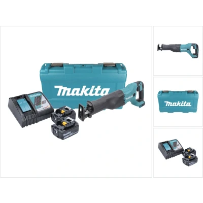 Afbeelding van Makita DJR 186 RMK accu reciprozaag 18 V + 2x 4.0 Ah lader koffer