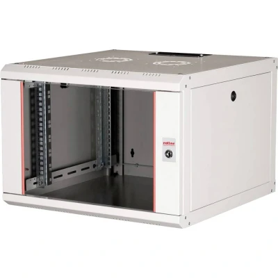 Afbeelding van ROLINE 19 inch wandbehuizing Pro 7 U, 600x600 BxD grijs