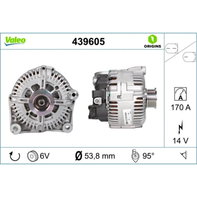 Afbeelding van Valeo Alternator/Dynamo 439605