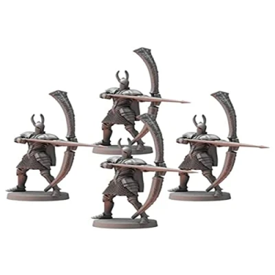 Afbeelding van Dark Souls Het rollenspel: Silver Knight Greatbowmen Miniaturen &amp; Stat Kaarten. DnD, RPG, D D, Kerkers Draken. 5E Compatibel