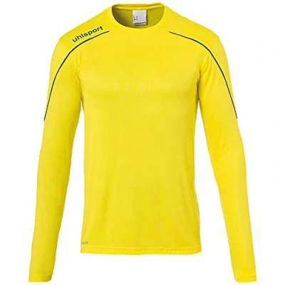Afbeelding van Uhlsport Stream 22 Voetbalshirt Lange Mouw Kinderen Geel / Royal Maat: 140