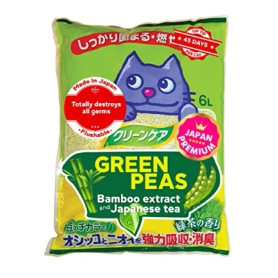 Afbeelding van Japan Premium Pet,Kattenbakvulling, klonterende kattenbakvulling, doorspoelbare kattenbakkorrels, kittenbakvulling, natuurlijke geurbestrijding 6 liter.