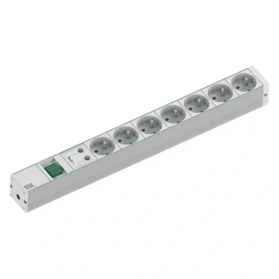 Afbeelding van Bachmann, Stekkerdoos, Stekkerdoos Met Sw+ Overspanningsbeveiliging 7 PC (7 x, CEE 7/3, 2 m)