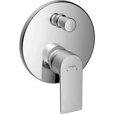 Afbeelding van Hansgrohe rebris e eengreeps inbouw badmengkraan met zekerheidscombinatie chroom 72469000