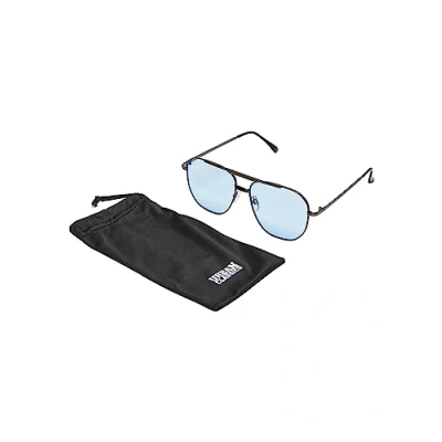 Afbeelding van Urban Classics Manila Zonnebril, Maat: One Size, Gunmetal batikblue