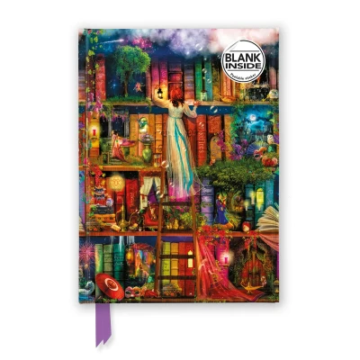 Afbeelding van Flame Tree Blank Notebooks Aimee Stewart: Treasure Hunt Bookshelves (Foiled Journal)