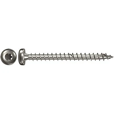 Afbeelding van Fischer Spaanplaatschroef 5.0x40mm Bolkop A2 TX20 (100 Stuks)