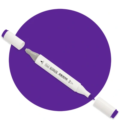 Afbeelding van Purple Twin Tip Alcohol Ink Marker