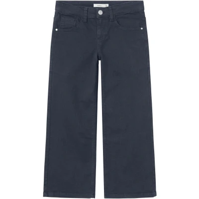 Afbeelding van Name it broek meisjes donkerblauw NKFrose maat 128