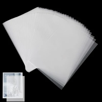 Afbeelding van Transparant calqueerpapier A4 100 Vellen Art Clear Tekstpapier 50 gsm Doorschijnend Trace Papier voor Naaipatronen, Tekening Overlays &amp; Schetsen