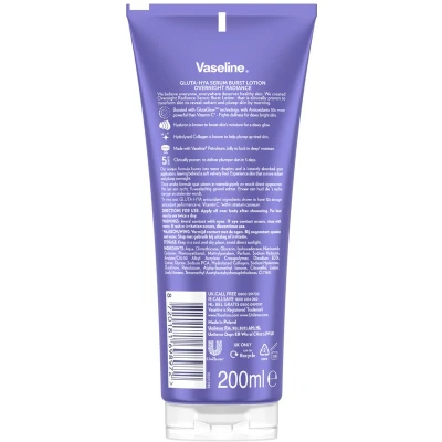 Afbeelding van Vaseline Gluta hya overnight radiance serum lotion