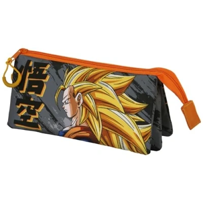 Afbeelding van Dragon Ball Warrior Triple Etui, Multicolor, 23 x 11 cm, Meerkleurig, Eén maat, Drievoudige etui