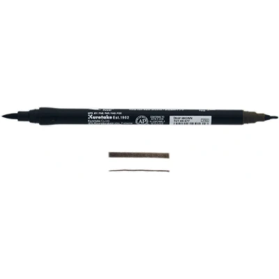 Afbeelding van ZIG Art &amp; Graphic Twin Tip brush marker Deep Brown