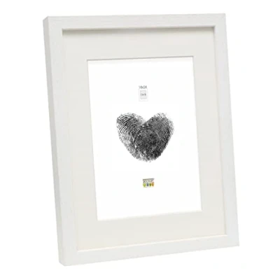 Afbeelding van Deknudt Frames Fotolijst wit met passe partout 18x24 / 24x30 cm