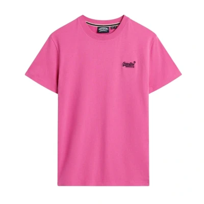 Afbeelding van Superdry Vintage LOGO EMB Tshirt basic, Heren, Maat: XXL, Echo pink