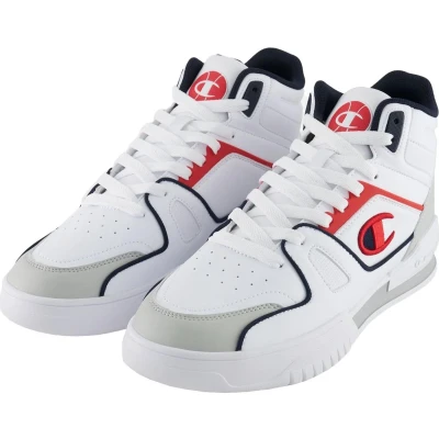 Afbeelding van Champion 3 POINT MID heren sneaker basketbal S22119 CHA WW010 wit/blauw/rood