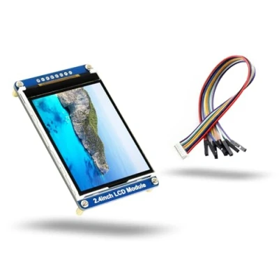 Afbeelding van LUCKFOX 2.4 inch 65K Color LCD Display Module, Waveshare 240(V) x 320(H) RGB Resolution TFT Screen, 3.3V/5V, SPI Interface Communication, Compatible with Raspberry Pi/VisionFive2/STM32