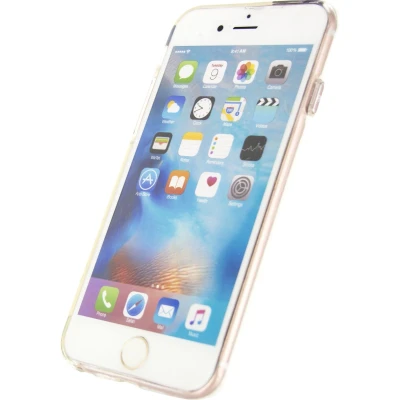 Afbeelding van Mobilize Deluxe Gelly Case Apple iPhone 6/6S Clear Rose Gold Button