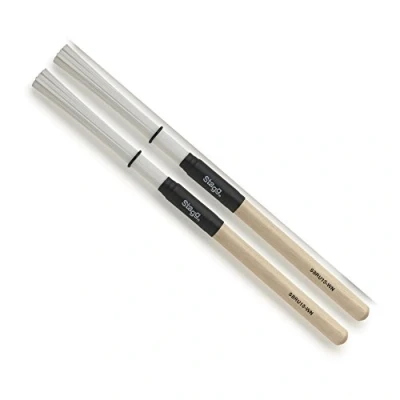 Afbeelding van Stagg SBRU10 WN nylon brushes met houten greep