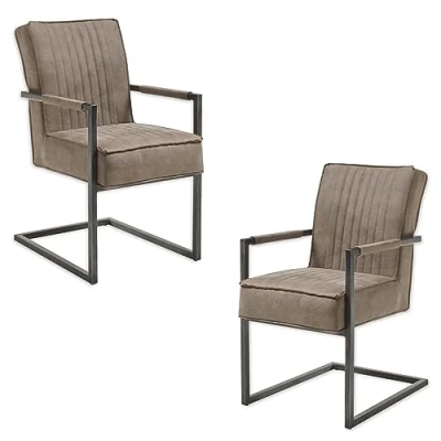 Afbeelding van Stolkom Vrijdragende stoel LINDA Verenkern in de zitting (set, 2 stuks)